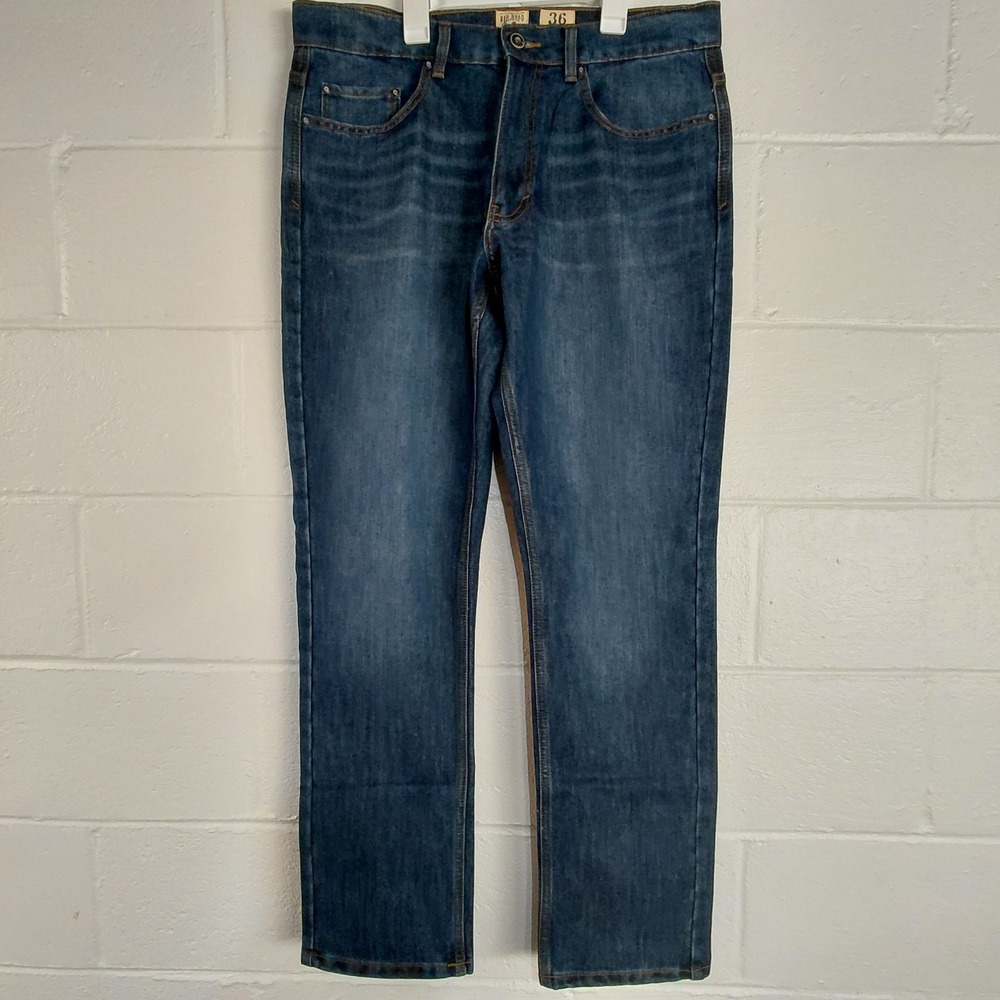 Red Head Regular Fit Straight Leg Mens Denim Jeans 36x34
